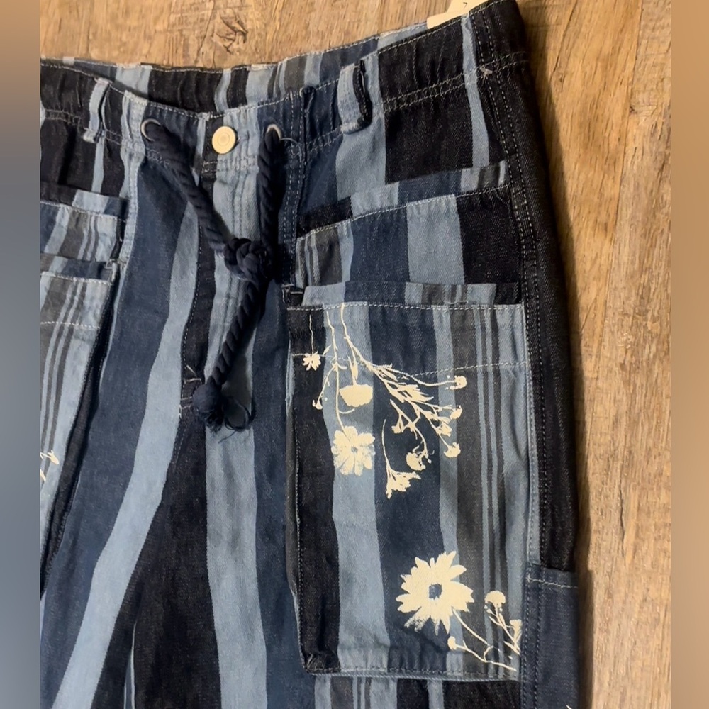 Free People Cove Crop Pull-On Pants Size Large - Picture 11 of 15